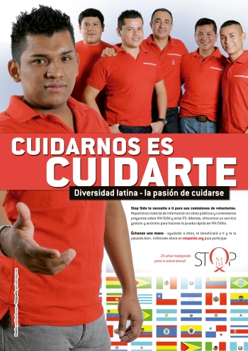 Stop Sida campaign - This ad will be launched in January 2012 and will address directly to gay and bisexual men from Latinamerica